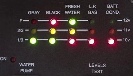 RV Fresh Water Tank Reads Empty When Full